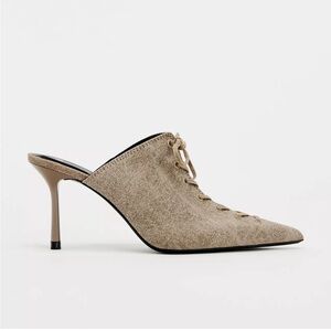 Zara Lace-Up Women's Mules